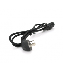 Кабель живлення CN-3 1.2m, 0.5mm, PC-184 - 2 CPCS-C13 3 pin (китайський роз&aposєм), Black, OEM Q25
