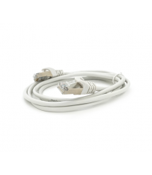 Патч-корд литий MERLION, FTP, RJ45, Cat.5e, 1.5m, сірий, CCA, Q200
