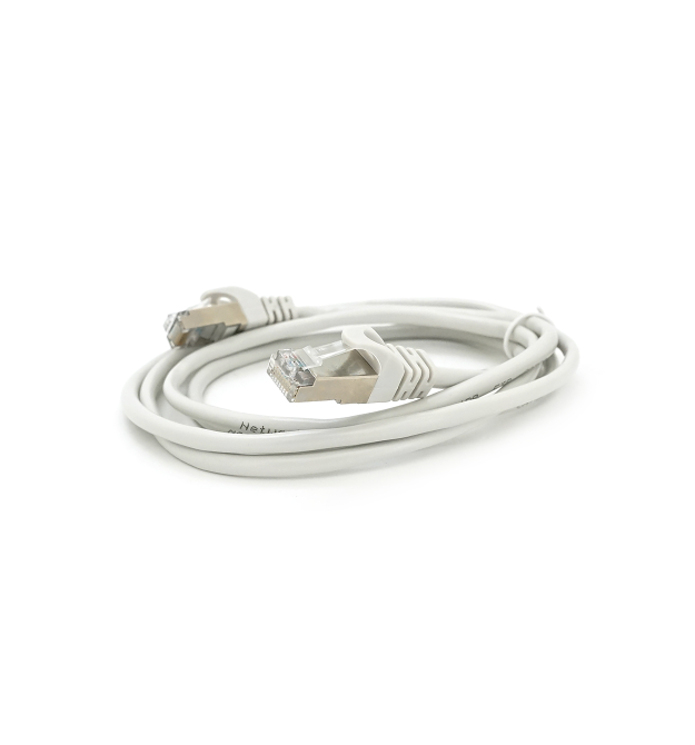 Патч-корд литий MERLION, FTP, RJ45, Cat.5e, 1.5m, сірий, CCA, Q200