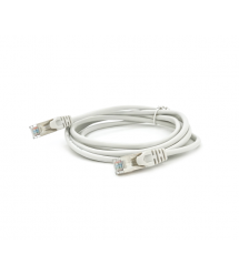 Патч-корд литий MERLION, FTP, RJ45, Cat.5e, 2m, сірий, CCA, Q200
