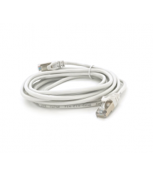 Патч-корд литий MERLION, FTP, RJ45, Cat.5e, 3m, сірий, CCA, Q200