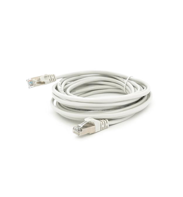 Патч-корд литий MERLION, FTP, RJ45, Cat.5e, 5m, сірий, CCA, Q200
