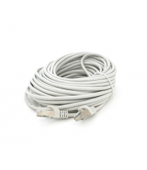 Патч-корд литий MERLION, FTP, RJ45, Cat.5e, 15m, сірий, CCA, Q200