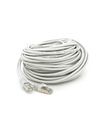 Патч-корд литий MERLION, FTP, RJ45, Cat.5e, 30m, сірий, CCA, Q200