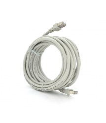 Патч-корд литий RITAR, FTP, RJ45, Cat.5e, 5m, сірий, Cu (мідь) Q200
