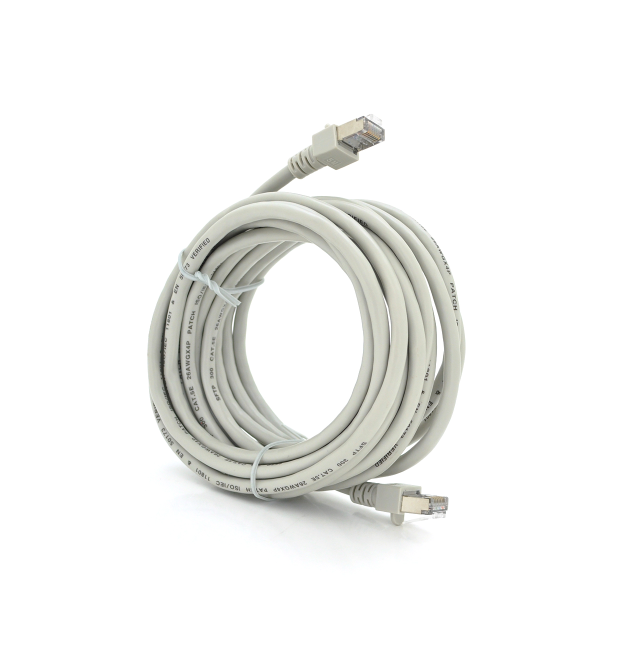 Патч-корд литий RITAR, FTP, RJ45, Cat.5e, 5m, сірий, Cu (мідь) Q200