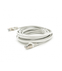 Патч-корд литий MERLION, FTP, RJ45, Cat.5e, 5m, сірий, CU, Q200