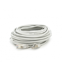 Патч-корд литий MERLION, FTP, RJ45, Cat.5e, 15m, сірий, CU, Q200