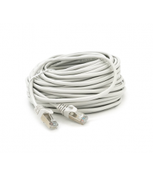 Патч-корд литий MERLION, FTP, RJ45, Cat.5e, 25m, сірий, CU, Q200