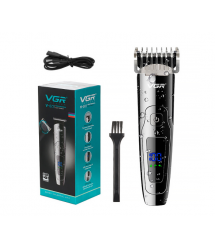 Тример VGR V-072, 1 насадка, LED display, 7500 RPM, акумулятор 1200mAh, Silver, Box