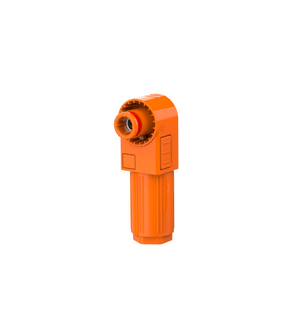 Силовий роз&aposєм для АКБ SRDB-70, (тато), кутовий, 70А, 1500V, IP67, Orange