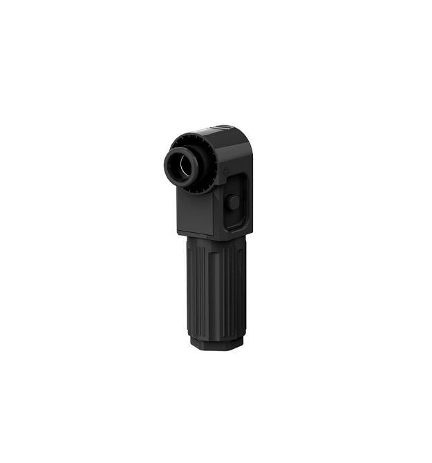 Силовий роз&aposєм для АКБ SRDB-120 (тато), кутовий, 120А, 1500V, IP67, Black