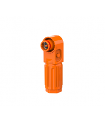 Силовий роз&aposєм для АКБ SRDB-300 (тато), кутовий, 300А, 1500V, IP67, Orange
