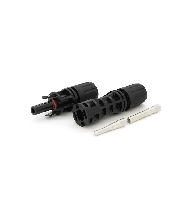 Коннектор MC4 Risin, 1500V, 65A, мідний суцільний затискач, трубчастий, під перетин 4-10мм&ampsup2, 0.5мом, вогнестійкість UL94-
