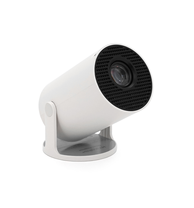 Смарт проектор HY300 PRO+, Android 14, 720p, 180 ANSI, Wi-Fi 2.4+5G, White, Box