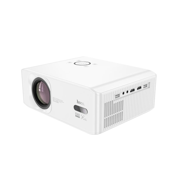Проектор Hoco DT3, Android, 1080p, 370ANSI, Wi-Fi 2.4+5G, White, Box