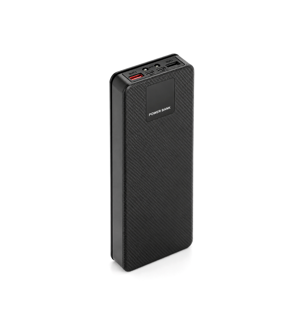 Power bank Voltronic ET8 під 8х18650, Digital display, Output: 22.5W, 4 кабелі (USB, Micro-USB, Type-C, Lightning), PVC, ліхтар,