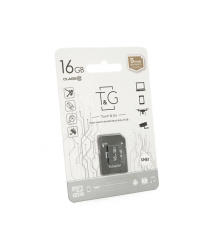 Карта пам&aposяті T&ampampG microSDHC Class 10 UHS-I, з адаптером, 16GB, Blister