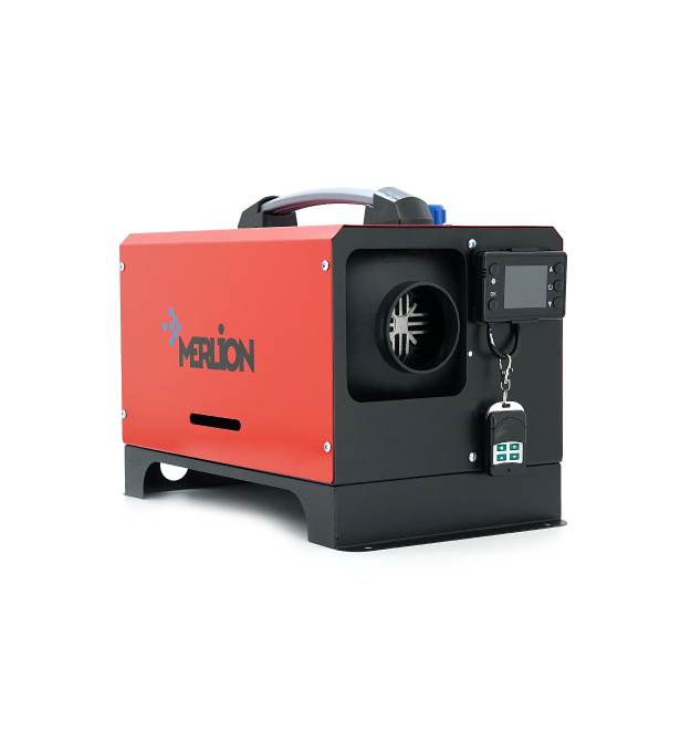 Дизельний обігрівач Merlion ML501RH-1224, 12 - 24V, 5000W (kVA), plast, Air vent, Red, Box