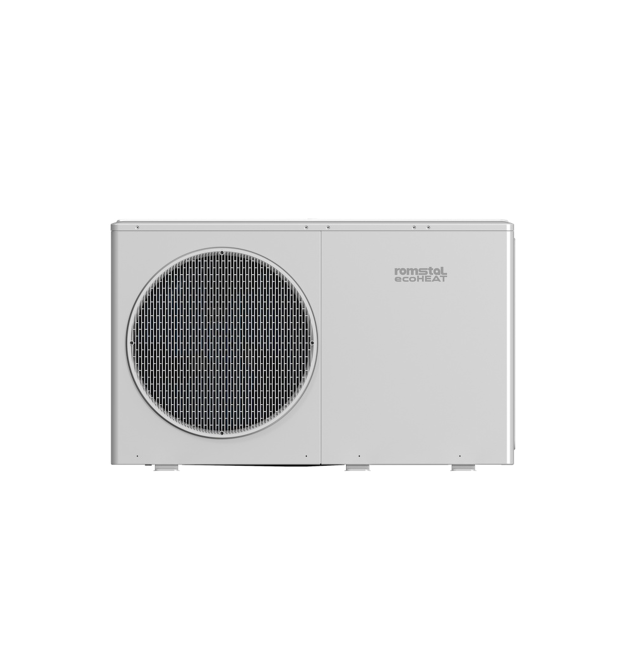 Тепловий насос повітря-вода моноблок Romstal EcoHeat 500, R290, 16 кВт 380В, Тін 9 кВт