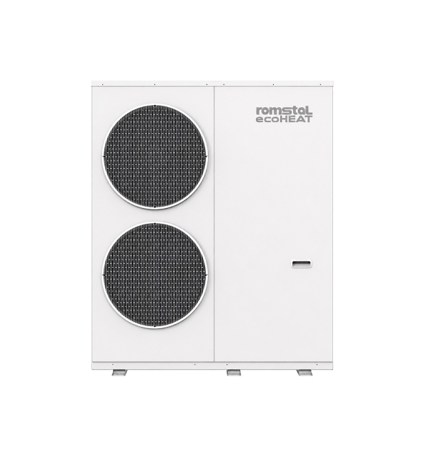 Тепловий насос повітря-вода, моноблок Romstal EcoHeat 500, R290, 35 кВт, 380 В