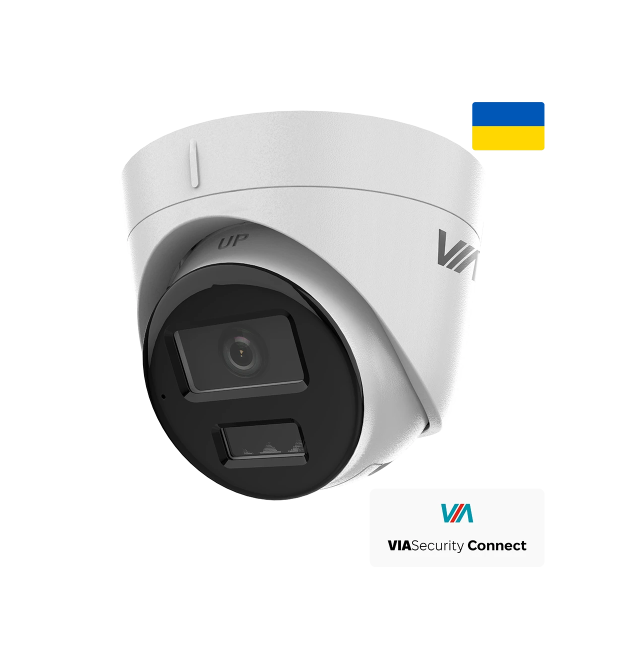 4МП IP Fusion Illumination відеокамера зі звуком та SD карткою VIA SECURITY VIA-IPC-4TE-LIM (2.8мм)