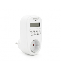 Розетка c цифровим тижневим таймером Sinotimer TM518, 16A, 3000W, 230V