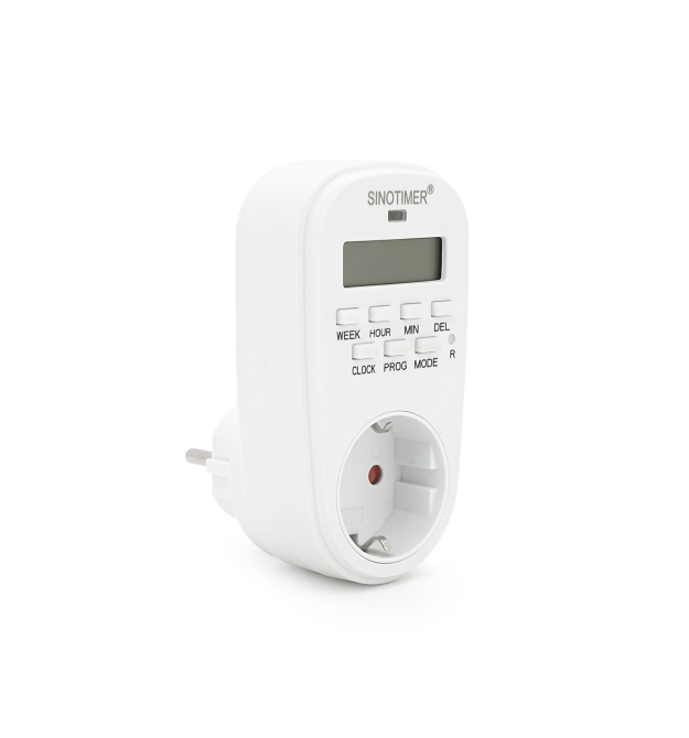 Розетка c цифровим тижневим таймером Sinotimer TM518, 16A, 3000W, 230V