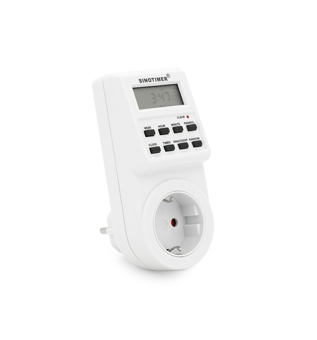 Розетка c цифровим тижневим таймером Sinotimer TM516, 16A, 3000W, 230V