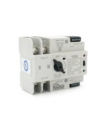Автомат введення резерву (АВР) двополюсний YRQ2PC-125 Wifi ATS, 2P 125A 220V, E-Welink App на DIN-рейку для генераторів