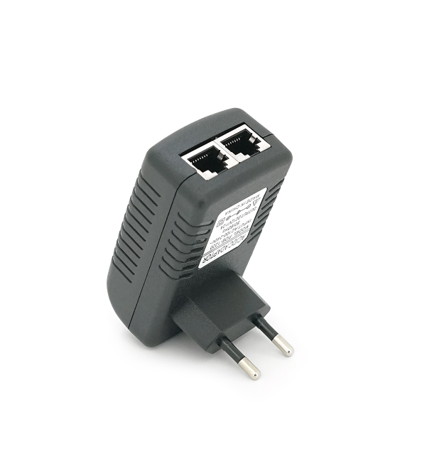 POE інжектор 12V 2A (24Вт) із портами Ethernet 10 - 100Мбіт - с