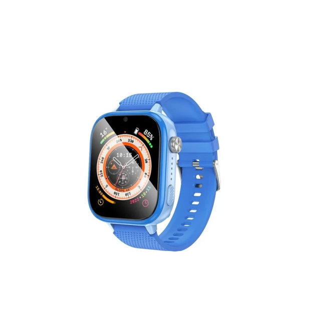 Дитячий смарт годинник Hoco Y101, 4G, GPS, Wi-Fi, HD камера, 1.83 HD-дисплей, дзвінки, відеодзвінки, голосові повідомлення, Blue