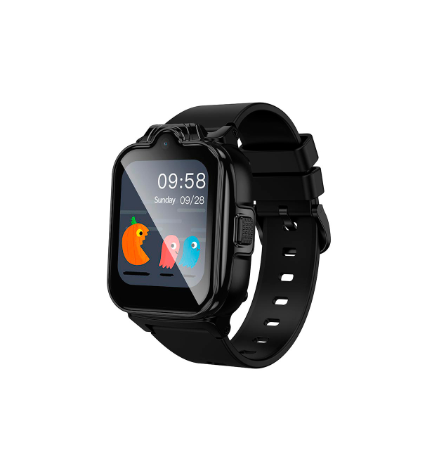 Дитячий смарт годинник Hoco Y104, 4G, GPS, Wi-Fi, HD камера, 1.69 HD-дисплей, дзвінки, відеодзвінки, голосові повідомлення, Blac