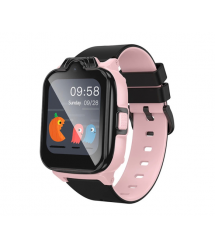 Дитячий смарт годинник Hoco Y104, 4G, GPS, Wi-Fi, HD камера, 1.69 HD-дисплей, дзвінки, відеодзвінки, голосові повідомлення, Pink
