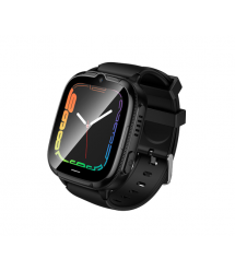Дитячий смарт годинник Hoco Y106, 4G, GPS, Wi-Fi, HD камера, 1.83 HD-дисплей, дзвінки, відеодзвінки, голосові повідомлення, Blac