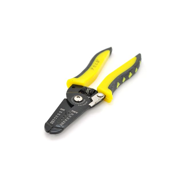 Iнструмент для зачистки кабеля 7-1 Stripper YTH-502, black- yellow , AWG22-10