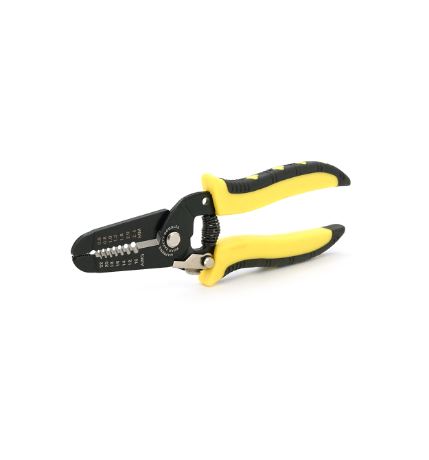 Iнструмент для зачистки кабеля 7-1 Stripper YTH-502, yellow , AWG22-10