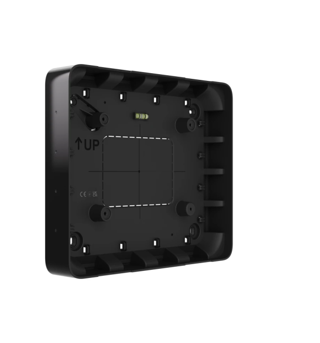 Монтажна коробка Ajax GlandBox Black для підведення живлення до EN54 Fire Hub Jeweller