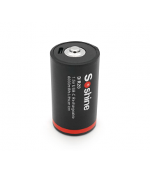 Акумулятор Soshine D-1.5-6000USB, D - LR20, Li-Ion 1.5V, USB-C, 6000mWh, 1.8A