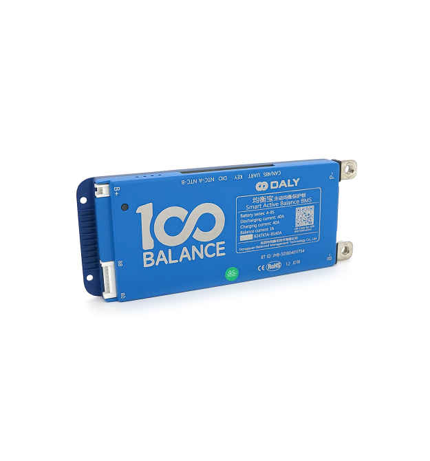 Universal BMS smart плата DaLy LiFePO4 4-8S 40A з Bluetooth + CAN + активний балансир 1A