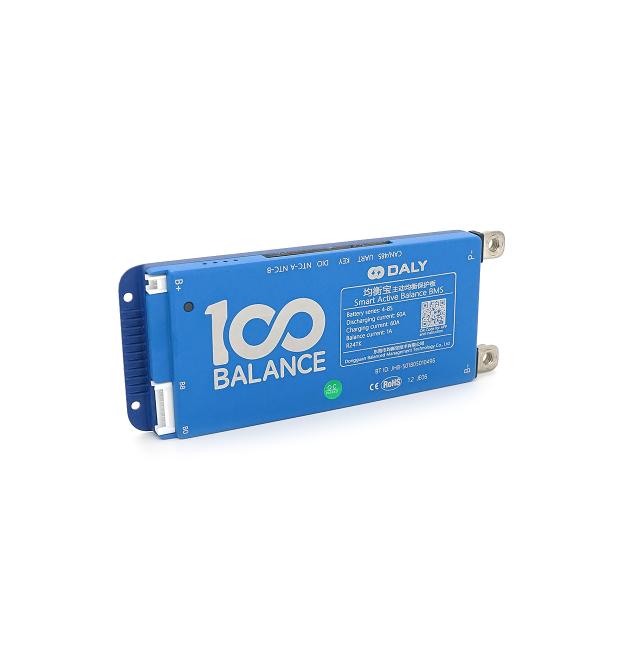 Universal BMS smart плата DaLy LiFePO4 4-8S 60A з Bluetooth + CAN + активний балансир 1A