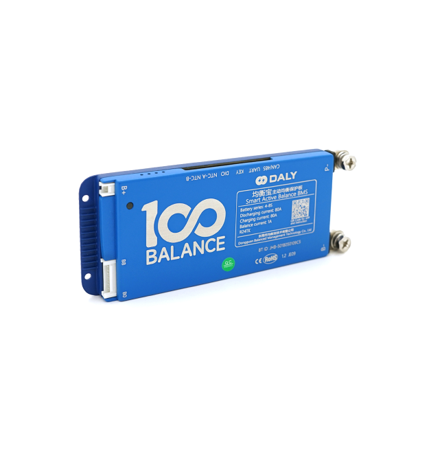 Universal BMS smart плата DaLy LiFePO4 4-8S 80A з Bluetooth + CAN + активний балансир 1A