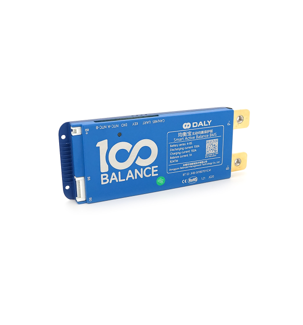 Universal BMS smart плата DaLy LiFePO4 4-8S 150A з Bluetooth + CAN + активний балансир 1A