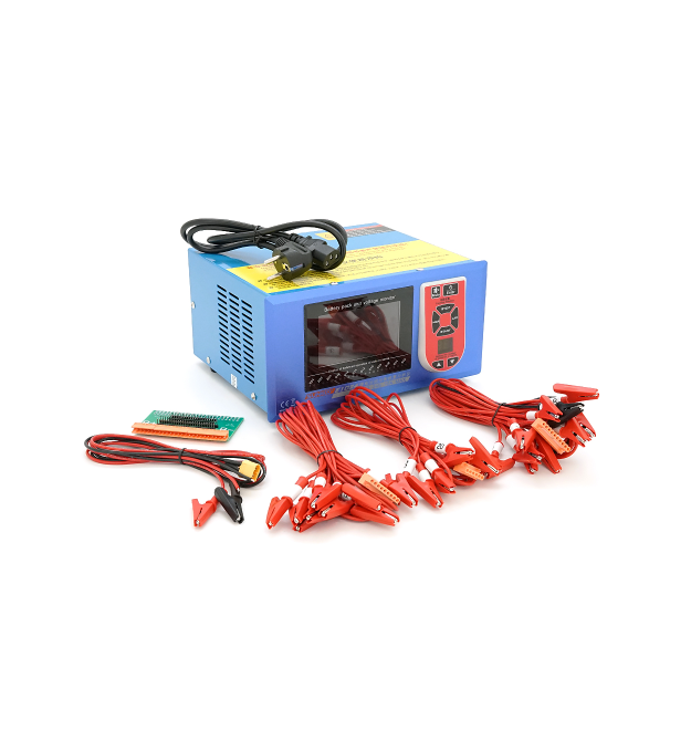 Балансир пасивний Sunkko E1024 24S Lifepo4, Li-ion 2-24S, 10A, індикатор LCD, вирівнювання напруги - балансування, Box