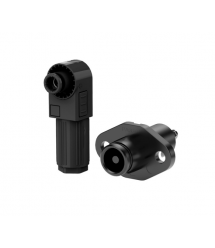 Set of connectors for battery (male + female), SRDB-70C, 70A, 1500V, IP67, Black