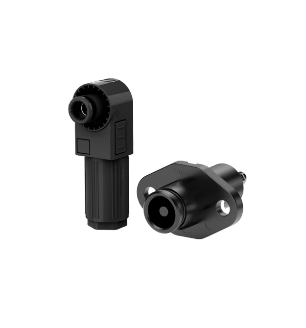 Set of connectors for battery (male + female), SRDB-70C, 70A, 1500V, IP67, Black
