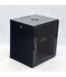 Шафа 12U, 600x500x640мм (Ш*Г*В), економ, акрилове скло, чорна