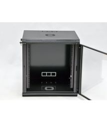 Шафа 12U, 600x500x640мм (Ш*Г*В), економ, акрилове скло, чорна