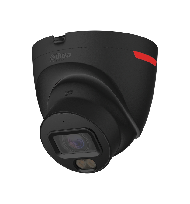 8 МП WizColor Dahua відеокамера з мікрофоном чорного кольору DH-IPC-HDW2849T-S-PRO-BE (2.8мм)
