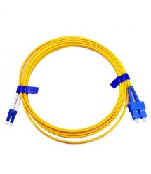 Патчкорд оптический SC/UPC-LC/UPC SM 1м Duplex Slim